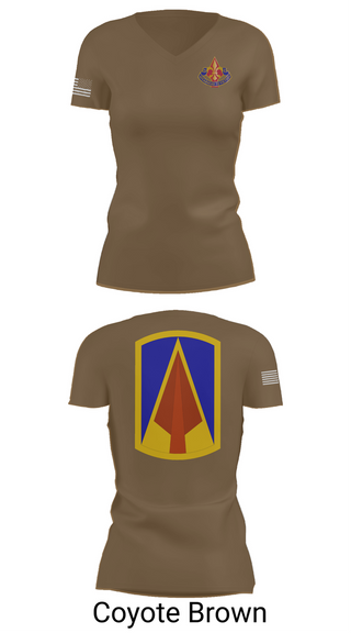 Womens Short Sleeve Vneck Shirt, 177th AR BDE, , Teamtime, Team time, sublimation, custom sports apparel, team uniforms, spirit wear, spiritwear, sports uniforms, custom shirts, team store, custom team store, fundraiser sports, apparel fundraiser