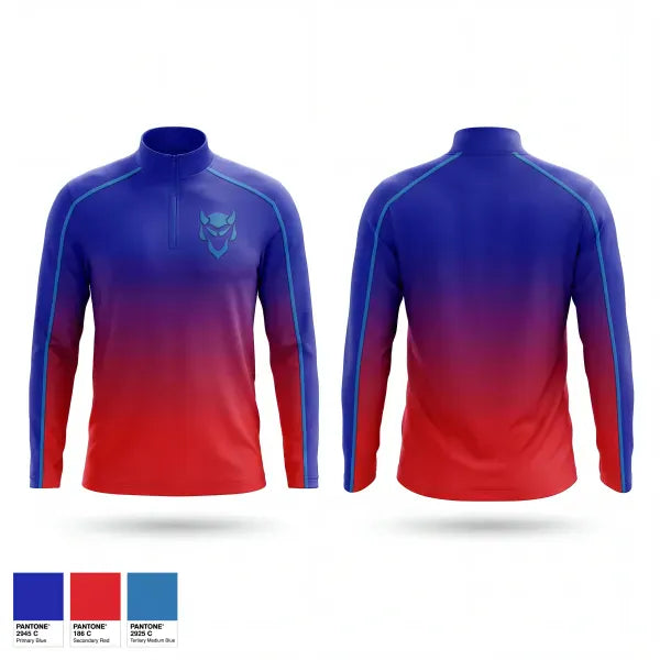 Quarter Zip Jacket, Central, Softball, Teamtime, Team time, sublimation, custom sports apparel, team uniforms, spirit wear, spiritwear, sports uniforms, custom shirts, team store, custom team store, fundraiser sports, apparel fundraiser