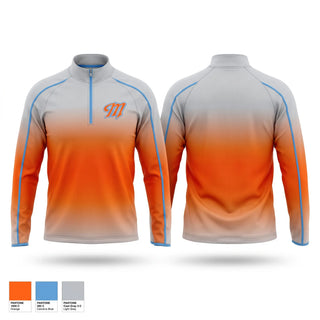 Quarter Zip Jacket, Milltown Boys, Baseball, Teamtime, Team time, sublimation, custom sports apparel, team uniforms, spirit wear, spiritwear, sports uniforms, custom shirts, team store, custom team store, fundraiser sports, apparel fundraiser