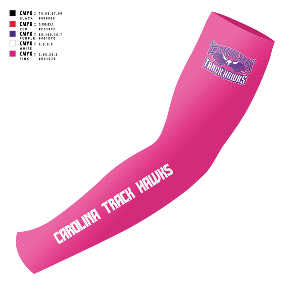 Arm Sleeve, Carolina Track Hawks, Track & Field, Teamtime, Team time, sublimation, custom sports apparel, team uniforms, spirit wear, spiritwear, sports uniforms, custom shirts, team store, custom team store, fundraiser sports, apparel fundraiser