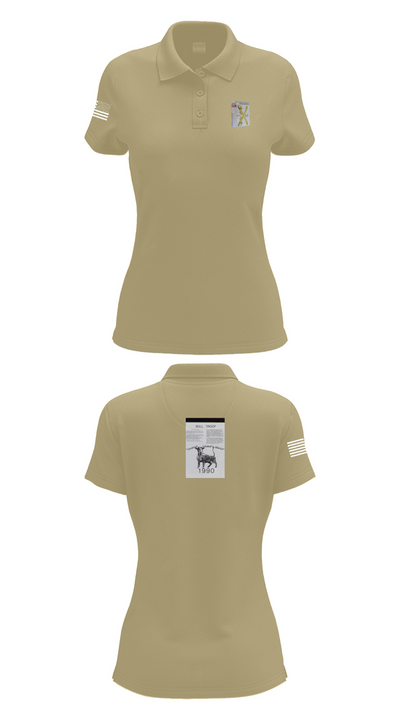 2nd Armored Cavalry Regiment 7857007 Women's Short Sleeve Performance Polo  - 95
