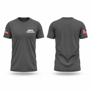 Old School Cotton Feel Shirt, NBPA Minnesota, Police, Teamtime, Team time, sublimation, custom sports apparel, team uniforms, spirit wear, spiritwear, sports uniforms, custom shirts, team store, custom team store, fundraiser sports, apparel fundraiser