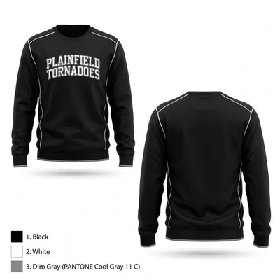 Plainfield tornadoes 20142433 Crew Neck Sweatshirt - 1