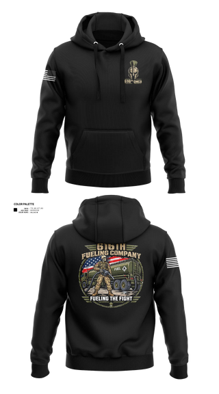 Hoodie, 616th QM CO, Army, Teamtime, Team time, sublimation, custom sports apparel, team uniforms, spirit wear, spiritwear, sports uniforms, custom shirts, team store, custom team store, fundraiser sports, apparel fundraiser