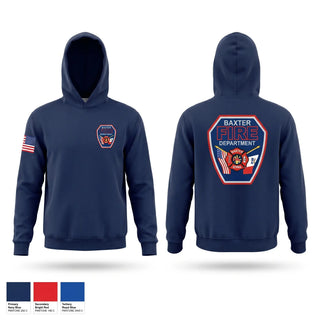 Hoodie, Baxter Fire Department, Fire Department, Teamtime, Team time, sublimation, custom sports apparel, team uniforms, spirit wear, spiritwear, sports uniforms, custom shirts, team store, custom team store, fundraiser sports, apparel fundraiser