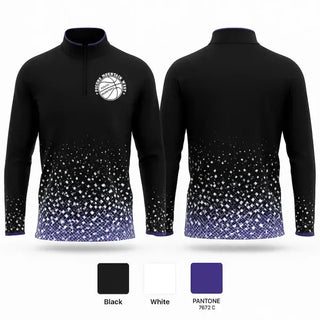 Quarter Zip Jacket, Pocono Mountain West Youth Basketball Association, Men's Basketball, Teamtime, Team time, sublimation, custom sports apparel, team uniforms, spirit wear, spiritwear, sports uniforms, custom shirts, team store, custom team store, fundraiser sports, apparel fundraiser