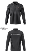 Citizen Pottawatomie nation Police Department  Long Sleeve Performance Polo - 1