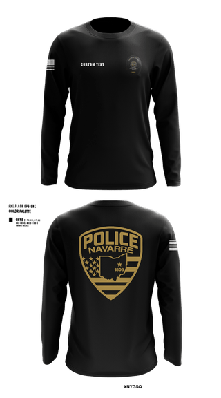 Long Sleeve Performance Shirt, Navarre Police, Police, Teamtime, Team time, sublimation, custom sports apparel, team uniforms, spirit wear, spiritwear, sports uniforms, custom shirts, team store, custom team store, fundraiser sports, apparel fundraiser