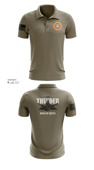 Short Sleeve Performance Polo, 3 Bn 11th Mar, Marines, Teamtime, Team time, sublimation, custom sports apparel, team uniforms, spirit wear, spiritwear, sports uniforms, custom shirts, team store, custom team store, fundraiser sports, apparel fundraiser