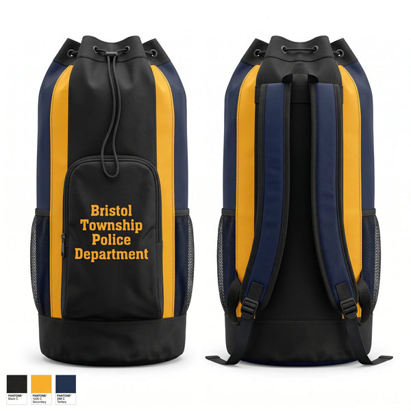 Gear Bag, Bristol Township Police Department, Police, Teamtime, Team time, sublimation, custom sports apparel, team uniforms, spirit wear, spiritwear, sports uniforms, custom shirts, team store, custom team store, fundraiser sports, apparel fundraiser