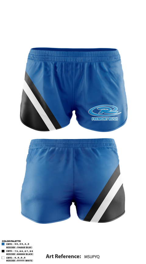 Track Shorts, Fremont Rush Soccer Club, Men's Soccer, Teamtime, Team time, sublimation, custom sports apparel, team uniforms, spirit wear, spiritwear, sports uniforms, custom shirts, team store, custom team store, fundraiser sports, apparel fundraiser