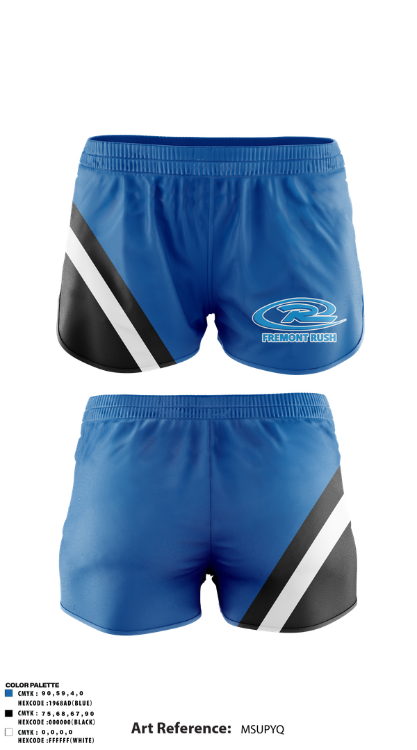 Track Shorts, Fremont Rush Soccer Club, Men's Soccer, Teamtime, Team time, sublimation, custom sports apparel, team uniforms, spirit wear, spiritwear, sports uniforms, custom shirts, team store, custom team store, fundraiser sports, apparel fundraiser