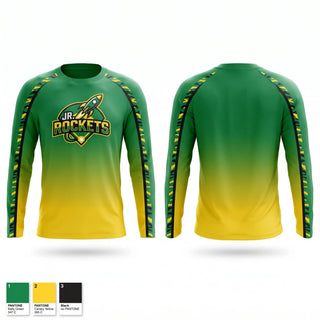 Long Sleeve Performance Shirt, Jr.Rockets Baseball Club, Baseball, Teamtime, Team time, sublimation, custom sports apparel, team uniforms, spirit wear, spiritwear, sports uniforms, custom shirts, team store, custom team store, fundraiser sports, apparel fundraiser