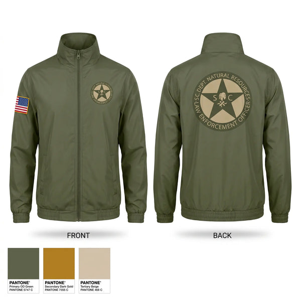 Windbreaker, South Carolina Department of Natural Resources, Police, Teamtime, Team time, sublimation, custom sports apparel, team uniforms, spirit wear, spiritwear, sports uniforms, custom shirts, team store, custom team store, fundraiser sports, apparel fundraiser