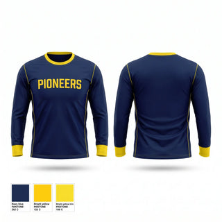 Long Sleeve Performance Shirt, PIONEERS, Wrestling, Teamtime, Team time, sublimation, custom sports apparel, team uniforms, spirit wear, spiritwear, sports uniforms, custom shirts, team store, custom team store, fundraiser sports, apparel fundraiser