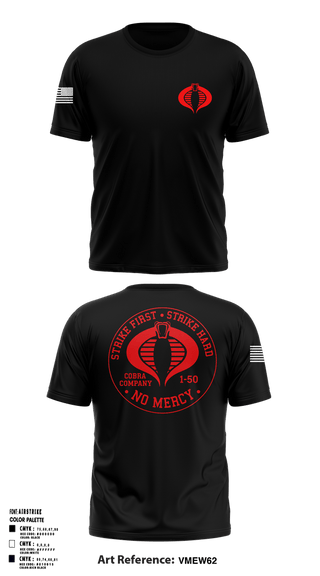 Old School Cotton Feel Shirt, Cobra 1-50, Army, Teamtime, Team time, sublimation, custom sports apparel, team uniforms, spirit wear, spiritwear, sports uniforms, custom shirts, team store, custom team store, fundraiser sports, apparel fundraiser