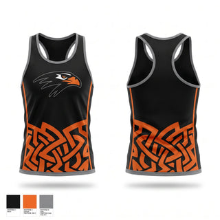 Mens Track Singlet, Bloomer Blackhawk'sTrack & Field, Track & Field, Teamtime, Team time, sublimation, custom sports apparel, team uniforms, spirit wear, spiritwear, sports uniforms, custom shirts, team store, custom team store, fundraiser sports, apparel fundraiser