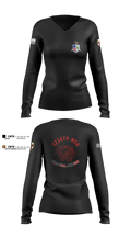 7236 Medical Support Unit 23700208 Women's Long Sleeve V-neck Shirt - 1