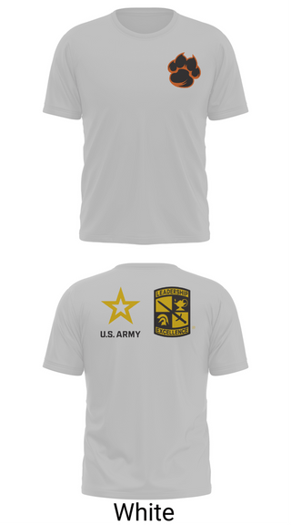 Old School Cotton Feel Shirt, MMI ROTC, Army, Teamtime, Team time, sublimation, custom sports apparel, team uniforms, spirit wear, spiritwear, sports uniforms, custom shirts, team store, custom team store, fundraiser sports, apparel fundraiser