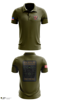 824 Base Defense Squadron Short Sleeve Performance Polo - 3