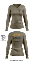 CLASS 006-25 45118207 Women's Long Sleeve V-neck Shirt - 105