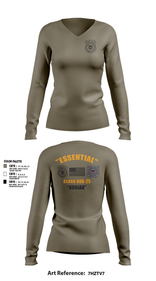 Womens Long Sleeve Vneck Shirt, CLASS 006-25, , Teamtime, Team time, sublimation, custom sports apparel, team uniforms, spirit wear, spiritwear, sports uniforms, custom shirts, team store, custom team store, fundraiser sports, apparel fundraiser