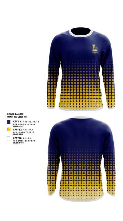 Lockport Lions 43191769 Long Sleeve Performance Shirt 1