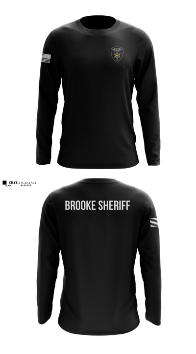 Brooke County Sheriff’s Office 89315803 Long Sleeve Performance Shirt 100