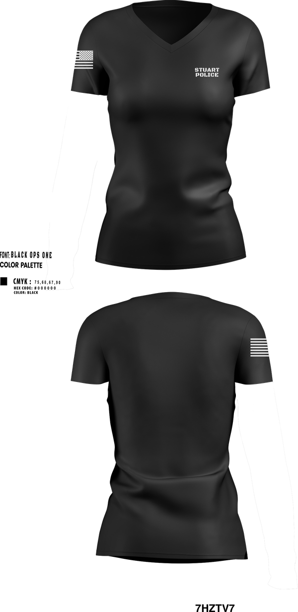 Womens Short Sleeve Vneck Shirt, Stuart Police, Women's Volleyball, Teamtime, Team time, sublimation, custom sports apparel, team uniforms, spirit wear, spiritwear, sports uniforms, custom shirts, team store, custom team store, fundraiser sports, apparel fundraiser