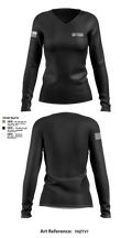 Natrona County SRT TEMS 24087220 Women's Long Sleeve V-neck Shirt - 3