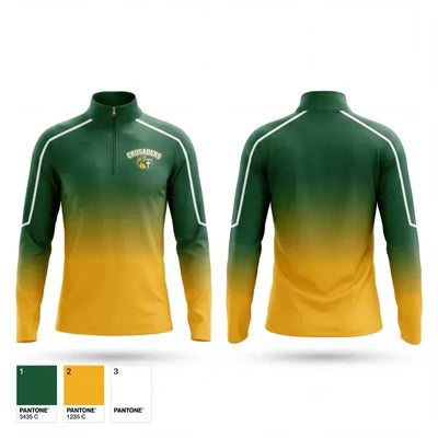 Saint Columba Crusaders 53389512 Quarter Zip Jacket - 1