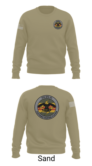 Crew Neck Sweatshirt, MICO GSB 5TH GROUP EW PLATOON, , Teamtime, Team time, sublimation, custom sports apparel, team uniforms, spirit wear, spiritwear, sports uniforms, custom shirts, team store, custom team store, fundraiser sports, apparel fundraiser