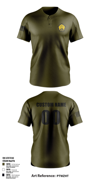 Two Button Baseball Jersey, AR-MEDCOM, Army, Teamtime, Team time, sublimation, custom sports apparel, team uniforms, spirit wear, spiritwear, sports uniforms, custom shirts, team store, custom team store, fundraiser sports, apparel fundraiser