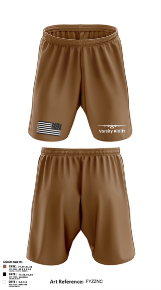 Athletic Shorts With Pockets, 39th AS, Air Force, Teamtime, Team time, sublimation, custom sports apparel, team uniforms, spirit wear, spiritwear, sports uniforms, custom shirts, team store, custom team store, fundraiser sports, apparel fundraiser