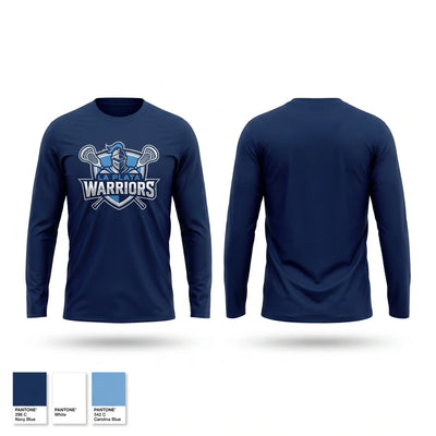 La Plata Warriors 5508321 Long Sleeve Performance Shirt 2