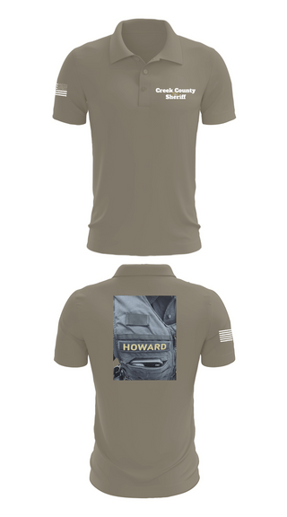 Short Sleeve Performance Polo, Creek County Sheriff, Police, Teamtime, Team time, sublimation, custom sports apparel, team uniforms, spirit wear, spiritwear, sports uniforms, custom shirts, team store, custom team store, fundraiser sports, apparel fundraiser