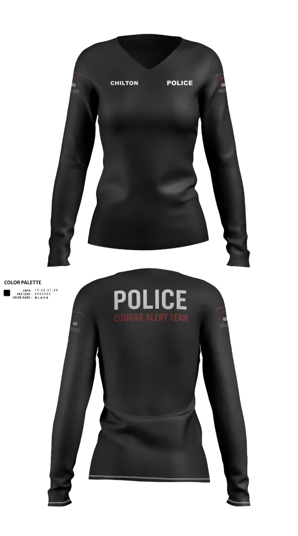 Womens Long Sleeve Vneck Shirt, , , Teamtime, Team time, sublimation, custom sports apparel, team uniforms, spirit wear, spiritwear, sports uniforms, custom shirts, team store, custom team store, fundraiser sports, apparel fundraiser