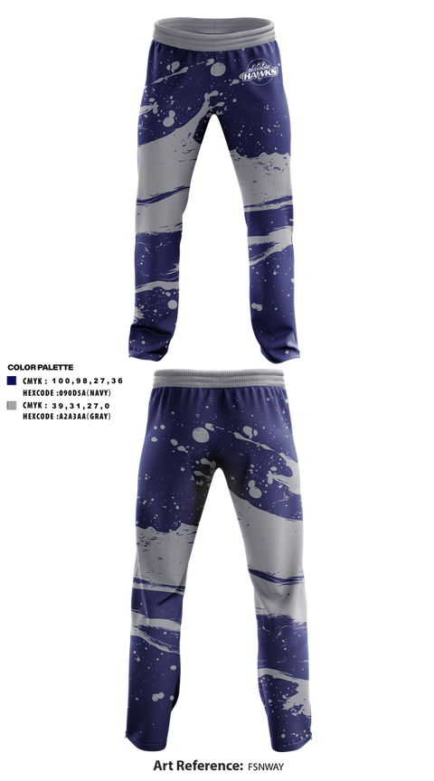 Sweatpants, Hawks, , Teamtime, Team time, sublimation, custom sports apparel, team uniforms, spirit wear, spiritwear, sports uniforms, custom shirts, team store, custom team store, fundraiser sports, apparel fundraiser