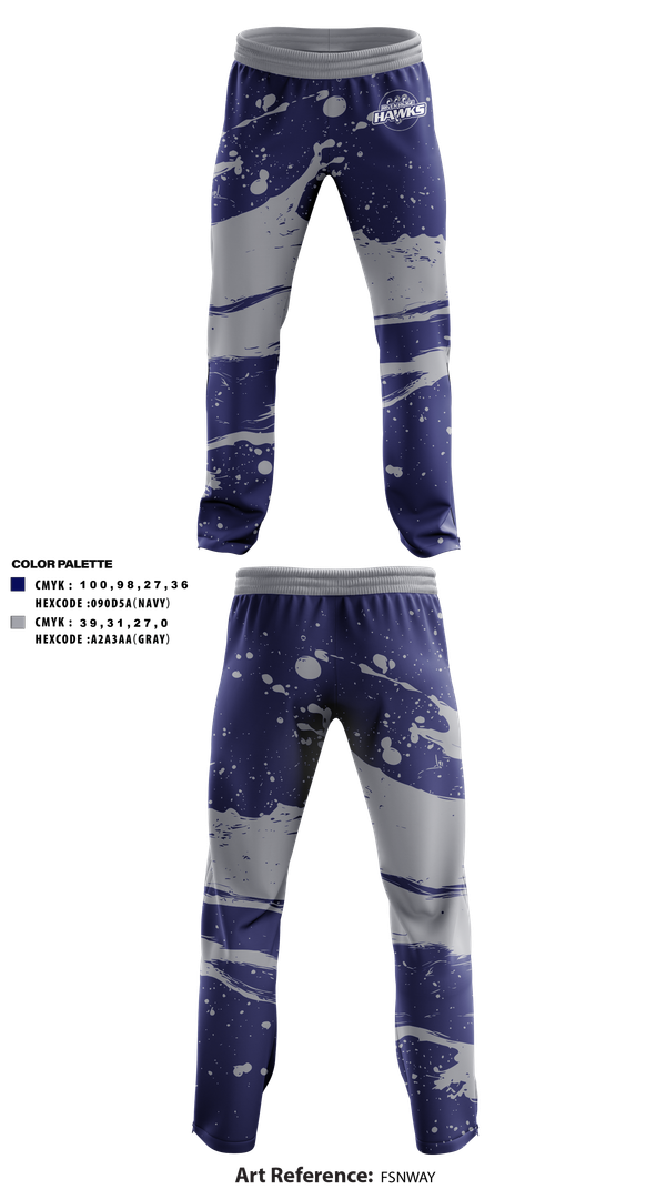 Sweatpants, Hawks, , Teamtime, Team time, sublimation, custom sports apparel, team uniforms, spirit wear, spiritwear, sports uniforms, custom shirts, team store, custom team store, fundraiser sports, apparel fundraiser