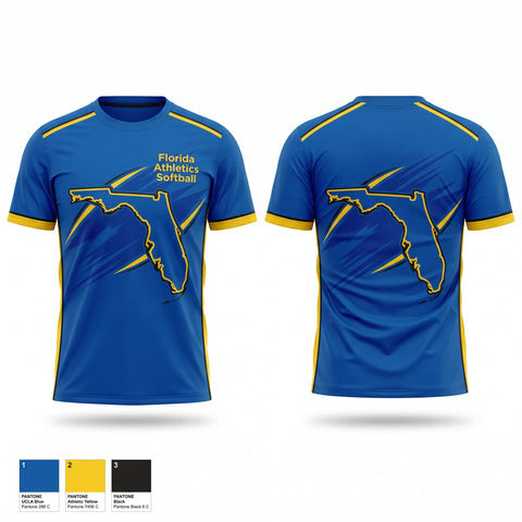 Short Sleeve Performance Shirt, Florida Athletics Softball, Softball, Teamtime, Team time, sublimation, custom sports apparel, team uniforms, spirit wear, spiritwear, sports uniforms, custom shirts, team store, custom team store, fundraiser sports, apparel fundraiser