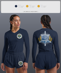 Wichita Lions 53633609 Women's Long Sleeve V-neck Shirt - 1