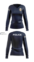 FOREST ACRES POLICE DEPARTMENT 85574925 Women's Long Sleeve V-neck Shirt - 22