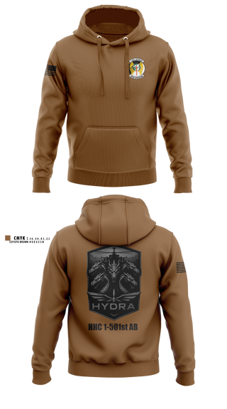 Hoodie, HHC/1-501 AB, Army, Teamtime, Team time, sublimation, custom sports apparel, team uniforms, spirit wear, spiritwear, sports uniforms, custom shirts, team store, custom team store, fundraiser sports, apparel fundraiser