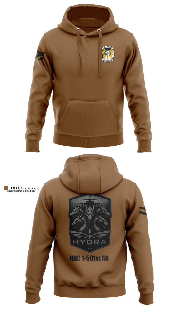 Hoodie, HHC/1-501 AB, Army, Teamtime, Team time, sublimation, custom sports apparel, team uniforms, spirit wear, spiritwear, sports uniforms, custom shirts, team store, custom team store, fundraiser sports, apparel fundraiser