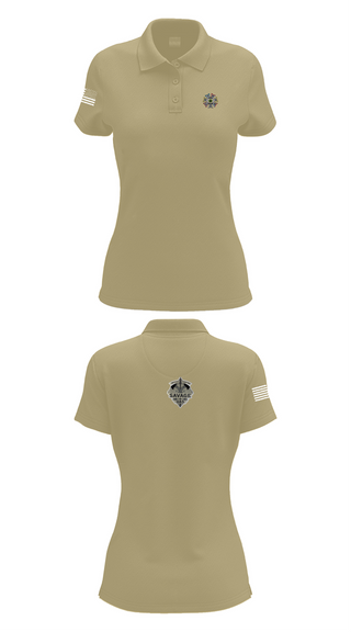 Womens Short Sleeve Performance Polo, 4-10 CAV 3 ABCT 4 ID, , Teamtime, Team time, sublimation, custom sports apparel, team uniforms, spirit wear, spiritwear, sports uniforms, custom shirts, team store, custom team store, fundraiser sports, apparel fundraiser