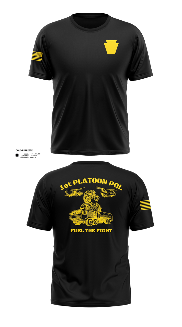 Old School Cotton Feel Shirt, Echo Company 2-104th GSAB, National Guard, Teamtime, Team time, sublimation, custom sports apparel, team uniforms, spirit wear, spiritwear, sports uniforms, custom shirts, team store, custom team store, fundraiser sports, apparel fundraiser