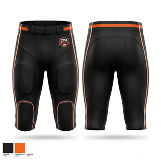 Integrated Football Pants, Copper City Athletics, , Teamtime, Team time, sublimation, custom sports apparel, team uniforms, spirit wear, spiritwear, sports uniforms, custom shirts, team store, custom team store, fundraiser sports, apparel fundraiser