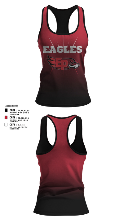 EP Eagles Women's Track Singlet - 3