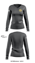 Nueces County Constable PCT4 30073114 Women's Long Sleeve V-neck Shirt - 102