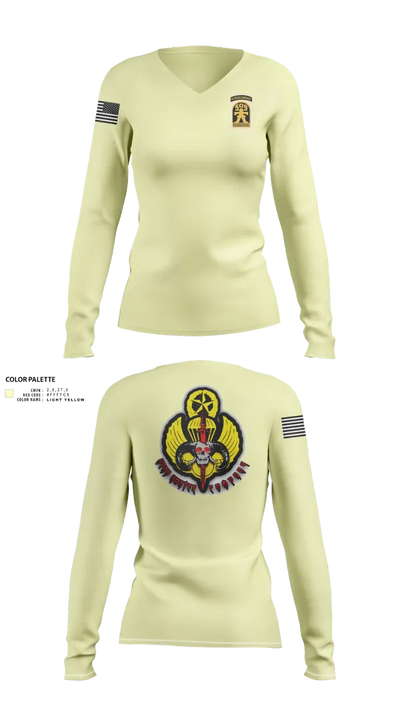 HHC/1-509 IN 29339647 Women's Long Sleeve V-neck Shirt - 23